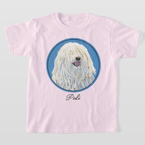 Puli Painting _ Cute Original Dog Art T_Shirt