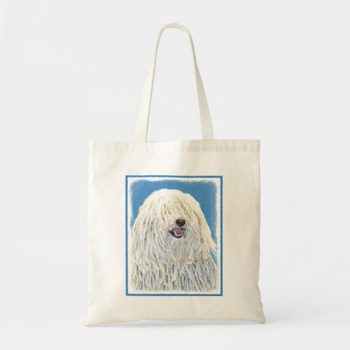 Puli Painting _ Cute Original Dog Art Tote Bag