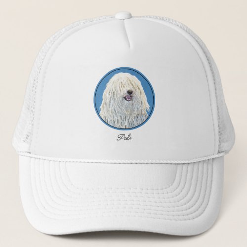 Puli Painting _ Cute Original Dog Art Trucker Hat