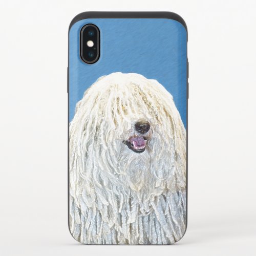 Puli Painting _ Cute Original Dog Art iPhone X Slider Case