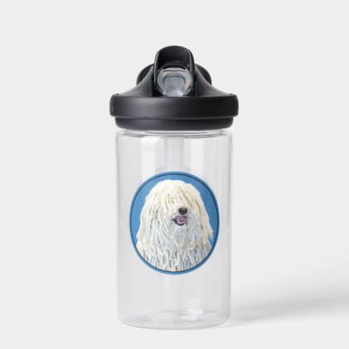 Puli Painting _ Cute Original Dog Art Water Bottle