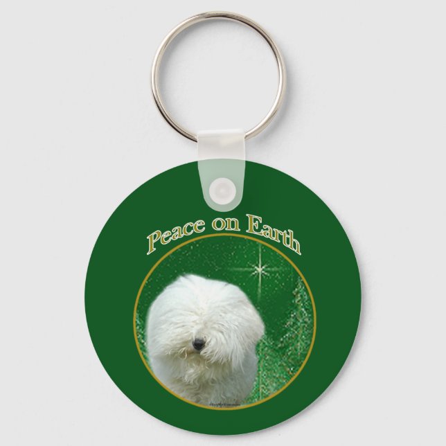 Puli Peace Keychain (Front)