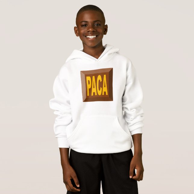PULL A HANE WHITE PACA HOODIE (Front Full)