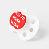Pull To Sound Alarm Baby Pacifier (Front Right)