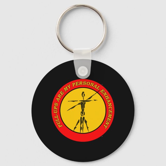 Pull-Ups Are My PED Keychain (Front)