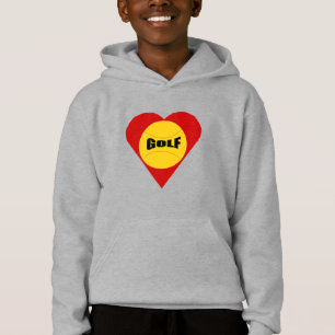 Pull with hot hood children LOVE GOLF Hoodie