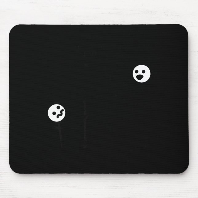 Pull Yourself Together Stick Figure Design Mouse Pad (Front)