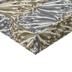 Pulled Bubble Fun / Black & White / Sepia / Faux Canvas Print