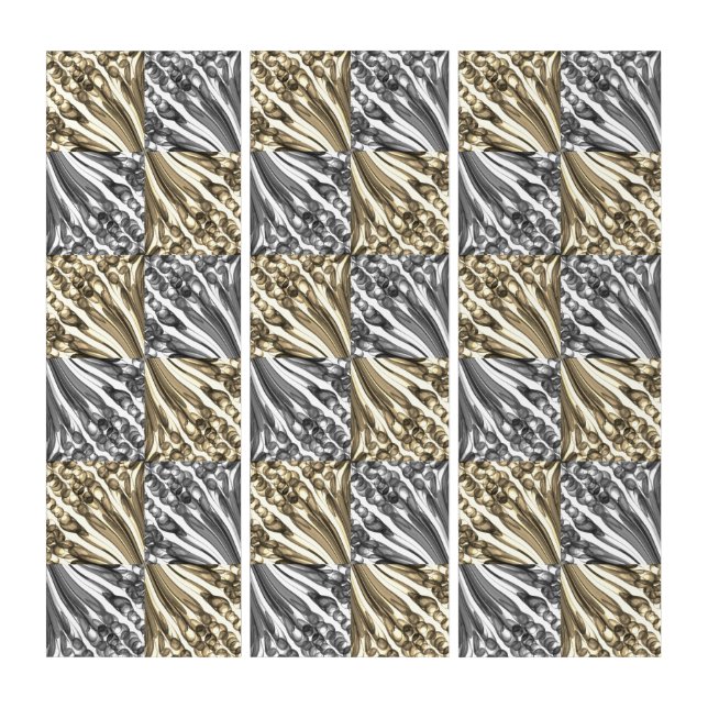 Pulled Bubble Fun / Black & White / Sepia / Triptych (Front)