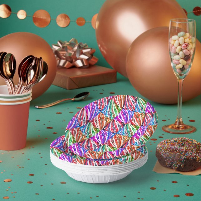 Pulled Bubble Fun / Filters /   Paper Bowls (Multi)