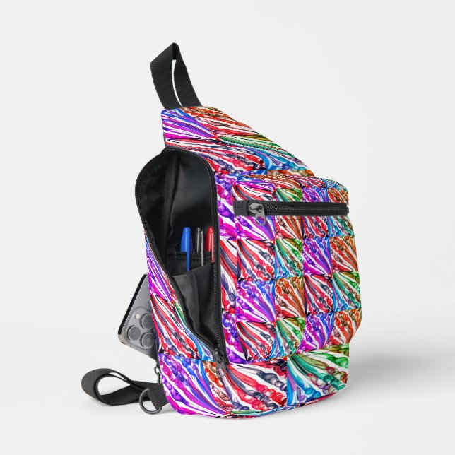 Pulled Bubble Fun / Filters /  Sling Bag (Open)