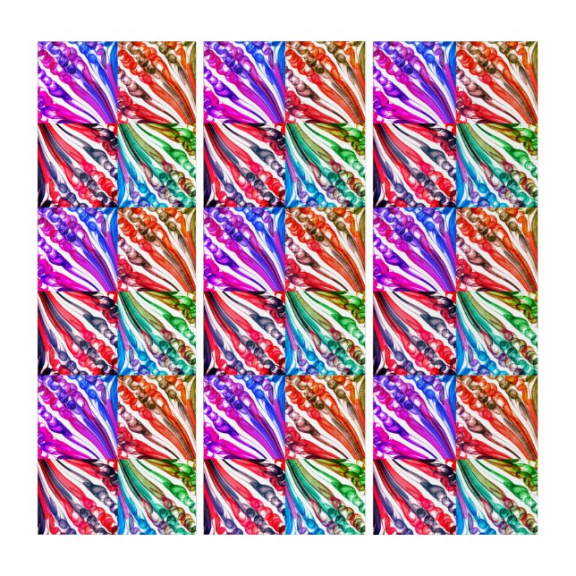 Pulled Bubble Fun / Filters /  Triptych (Front)