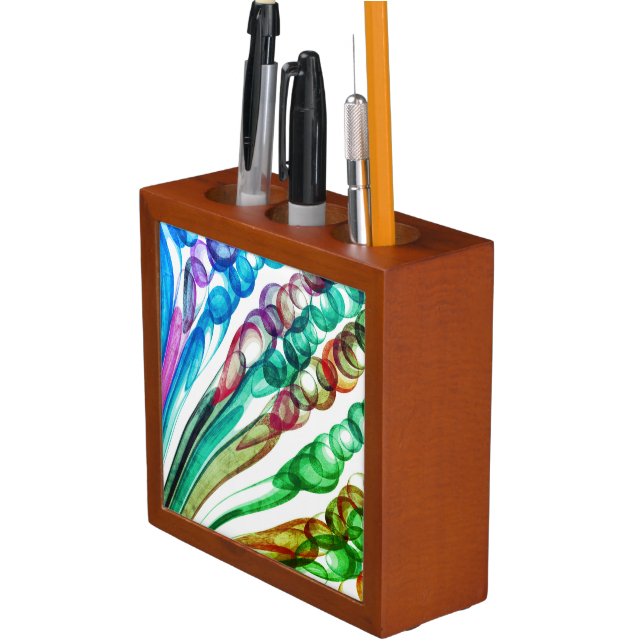 Pulled Bubble Fun / Greenleaf / Desk Organizer (In Situ)