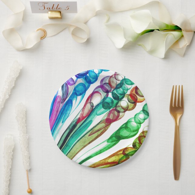 Pulled Bubble Fun / Greenleaf / Paper Plates (Wedding)