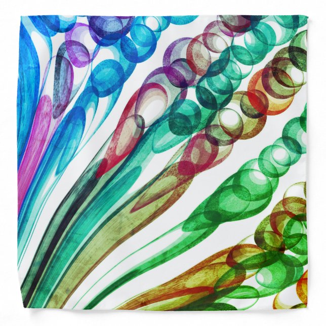 Pulled Bubble Fun / Greenleaf / Pet Bandana (Front)
