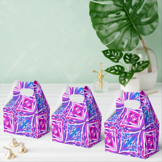Pulled Bubble Fun / Miami / Mirror Twist / Favor Boxes (Multiple)