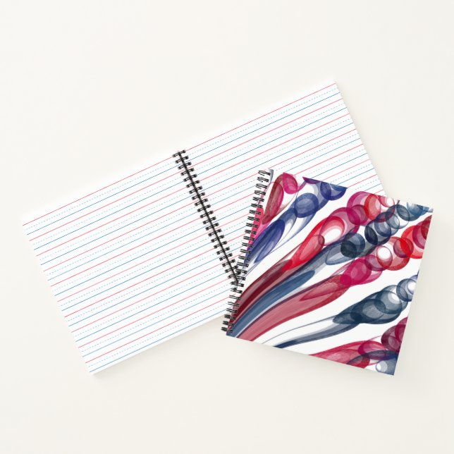 Pulled Bubble Fun / Original / Kids Custom Notebook (Inside)