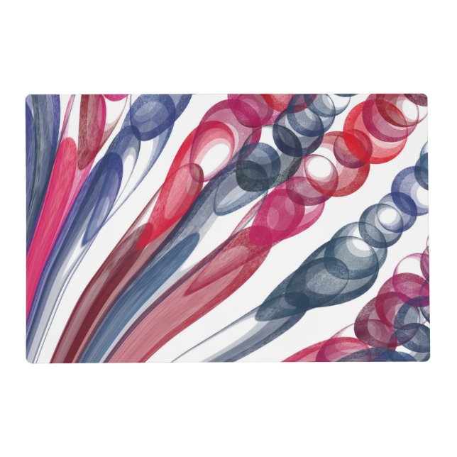 Pulled Bubble Fun / Original / Laminated  Placemat (Front)