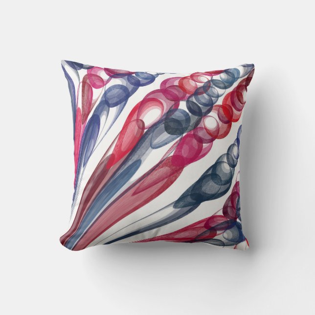 Pulled Bubble Fun / Original / Throw Pillow (Front)