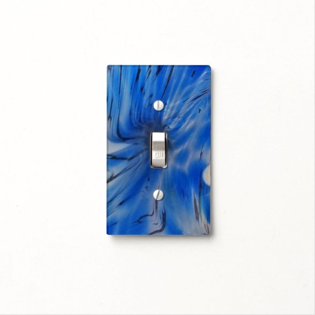 Pulled Glass Light Switch Cover (In Situ)