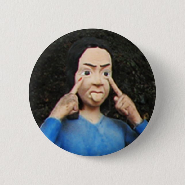 Pulling Faces Behind Your Back Button (Front)