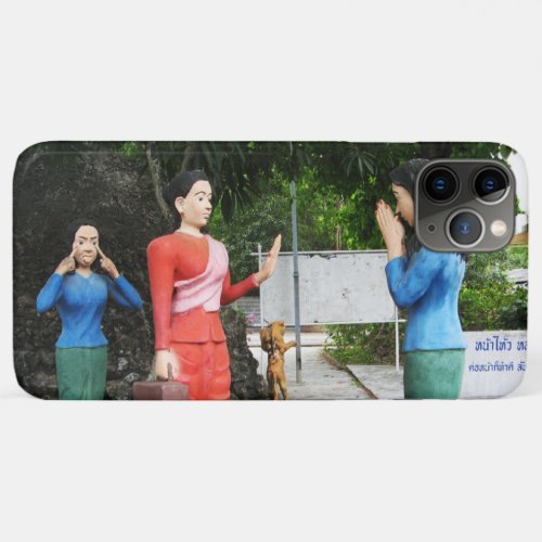 Pulling Faces Behind Your Back iPhone 11 Pro Max Case