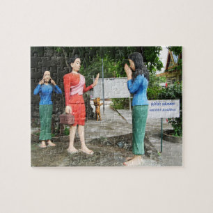 Pulling Faces Behind Your Back Jigsaw Puzzle