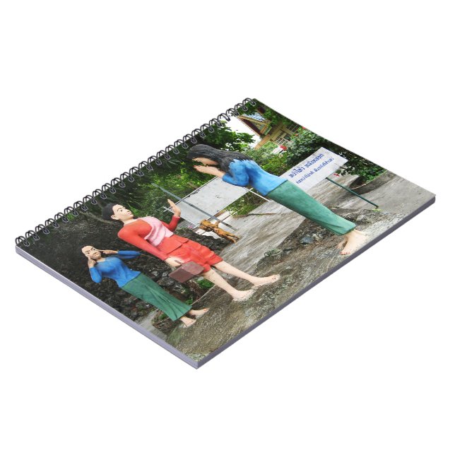 Pulling Faces Behind Your Back Notebook (Left Side)