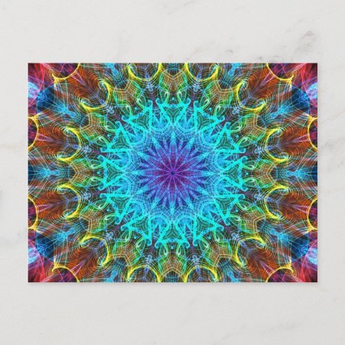 Pulling In kaleidoscope Postcard