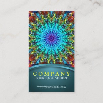 Pulling In Mandala Business Card by WavingFlames at Zazzle