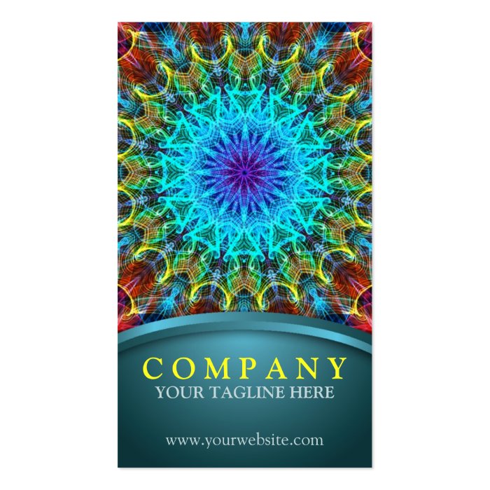 Pulling In Mandala Business Card Template