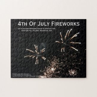 Pullman 4th of July Fireworks Jigsaw Puzzle