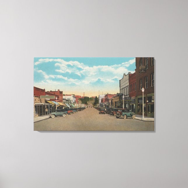 Pullman, WAView of Main StreetPullman, WA Canvas Print (Front)