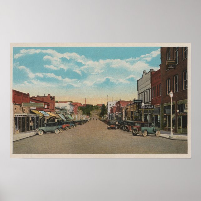 Pullman, WAView of Main StreetPullman, WA Poster (Front)
