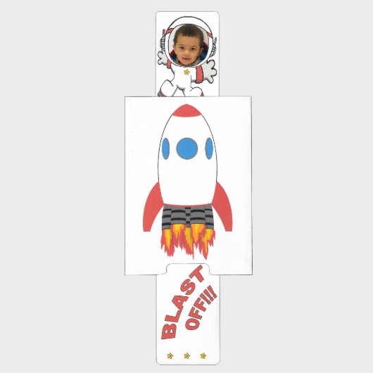 PullPop Rocket Ship Card (At full pull)