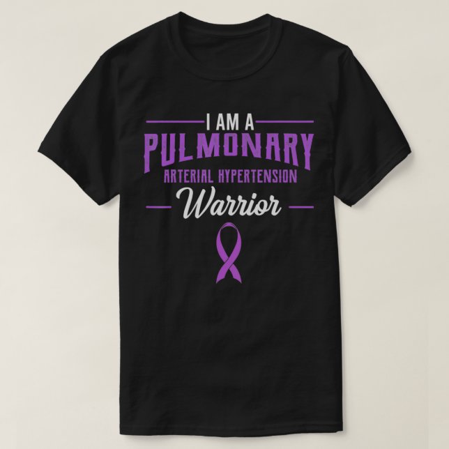 Pulmonary Arterial Hypertension Awareness Supporte T-Shirt (Design Front)