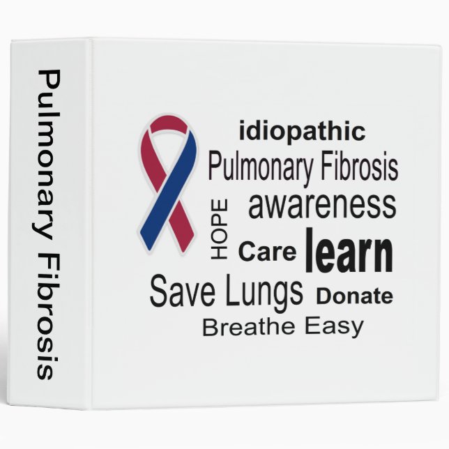 Pulmonary Fibrosis Awareness Binder (Front/Spine)