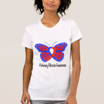 Pulmonary Fibrosis Awareness Butterfly T-Shirt
