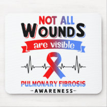 Pulmonary Fibrosis Awareness Month Ribbon Gifts Mouse Pad