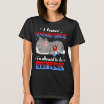 Pulmonary Fibrosis Awareness Month Ribbon Gifts T-Shirt