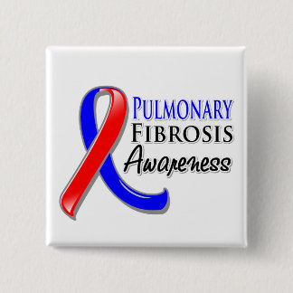 Pulmonary Fibrosis Awareness Ribbon Pinback Button