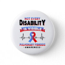 Pulmonary Fibrosis Awareness Ribbon Support Gifts Button