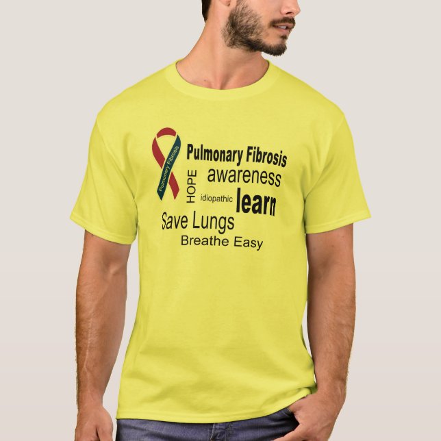 Pulmonary Fibrosis Awareness T-Shirt (Front)
