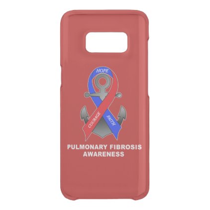 Pulmonary Fibrosis Awareness with Anchor of Hope Uncommon Samsung Galaxy S8 Case