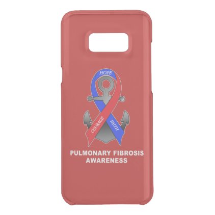Pulmonary Fibrosis Awareness with Anchor of Hope Uncommon Samsung Galaxy S8+ Case