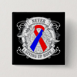 Pulmonary Fibrosis Never Giving Up Hope Button