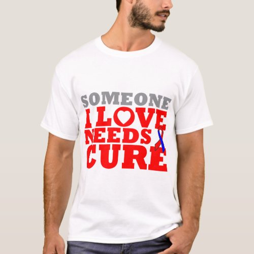Pulmonary Fibrosis Someone I Love Needs A Cure T_Shirt