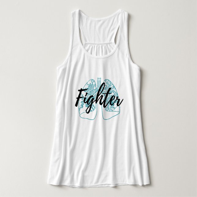 Pulmonary Fighter Tank Top (Design Front)