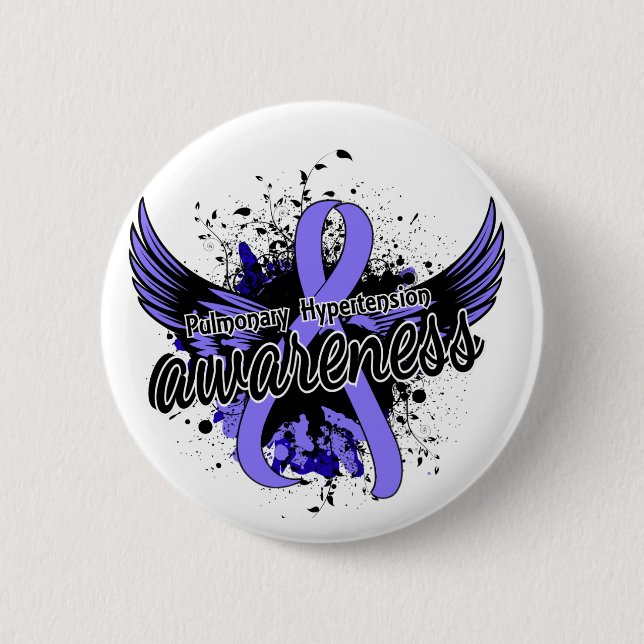 Pulmonary Hypertension Awareness 16 Button (Front)