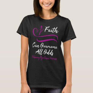 Pulmonary Hypertension Awareness Purple Christian  T-Shirt